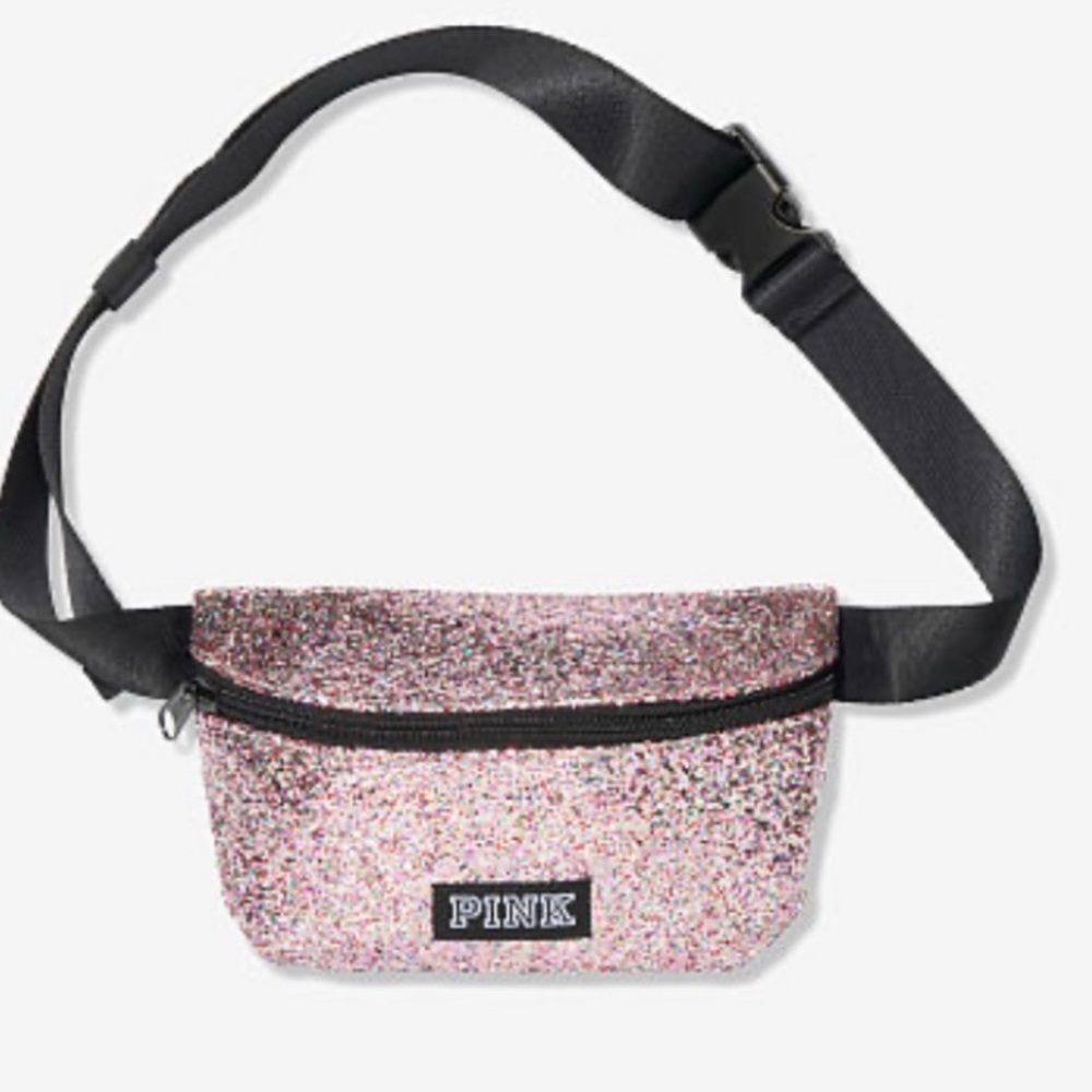 NWT VS PINK BLING BELT BAG
